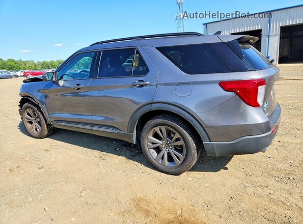 1FMSK8DH4MGA36641 2021 FORD EXPLORER Серебряный Задняя левая четверть