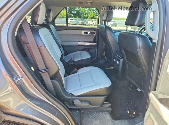 1FMSK8DH4MGA36641 2021 FORD EXPLORER Серебряный Вид задних сидений