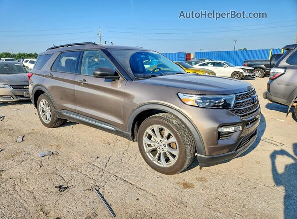 1FMSK8DH4MGA80235 2021 FORD EXPLORER Brown Przód prawy