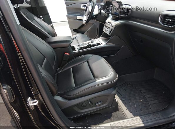 1FMSK8DH4MGC01183 2021 FORD EXPLORER Black წინა სალონის ხედი