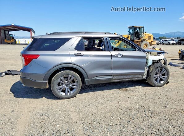 1FMSK8DH4NGA00966 2022 FORD EXPLORER Серый Задняя правая четверть