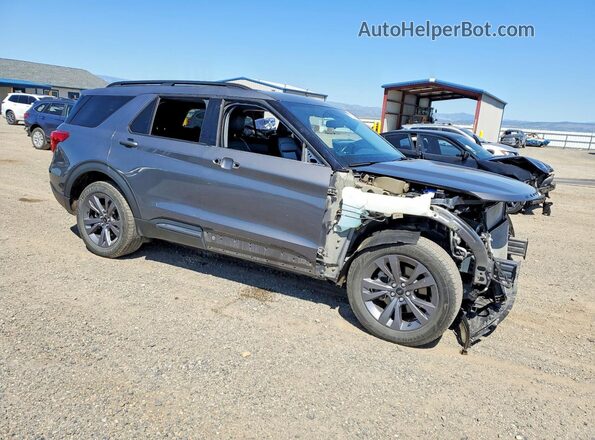 1FMSK8DH4NGA00966 2022 FORD EXPLORER Серый Передняя правая четверть