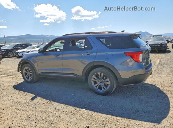 1FMSK8DH4NGA00966 2022 FORD EXPLORER Серый Задняя левая четверть