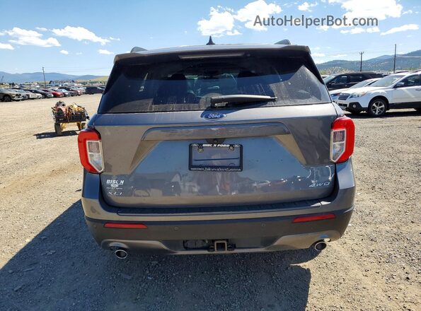 1FMSK8DH4NGA00966 2022 FORD EXPLORER Серый Вид сзади