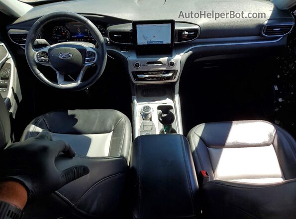 1FMSK8DH4NGA00966 2022 FORD EXPLORER Серый Вид панели приборов