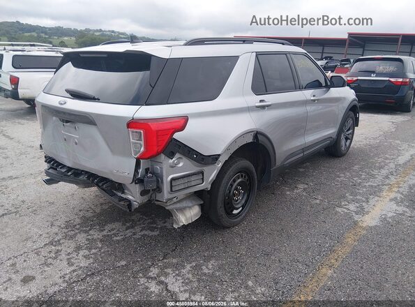1FMSK8DH4NGA23356 2022 FORD EXPLORER Silver Trasero derecho