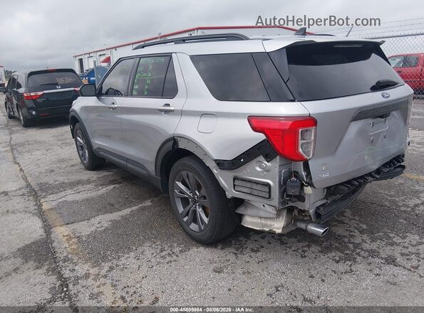1FMSK8DH4NGA23356 2022 FORD EXPLORER Silver Trasero izquierdo