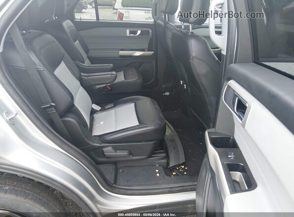 1FMSK8DH4NGA23356 2022 FORD EXPLORER Silver Vista de la etiqueta del VIN