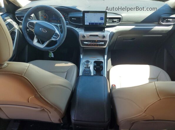 1FMSK8DH4PGA95791 2023 FORD EXPLORER White Widok deski rozdzielczej