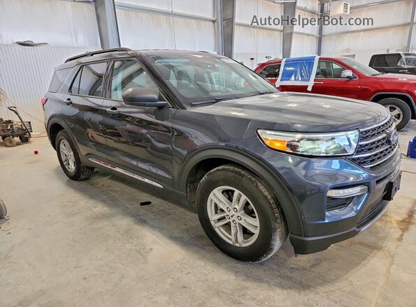 1FMSK8DH4PGB94451 2023 FORD EXPLORER Blue წინა მარჯვენა