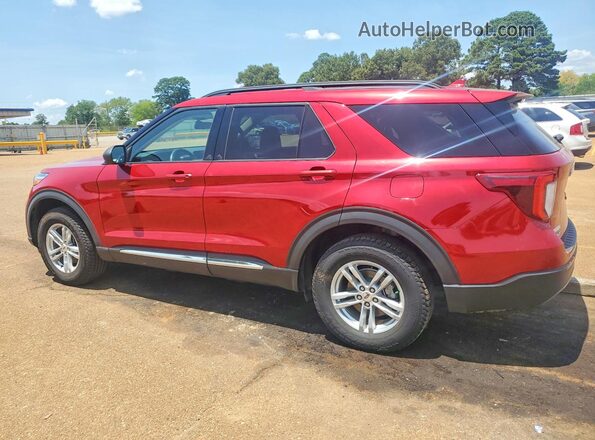 1FMSK8DH5LGA80582 2020 FORD EXPLORER Red უკანა მარცხენა