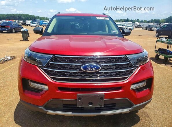 1FMSK8DH5LGA80582 2020 FORD EXPLORER Red წინა ხედი