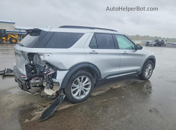 1FMSK8DH5LGB17632 2020 FORD EXPLORER Silver Rear right