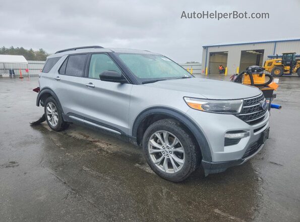 1FMSK8DH5LGB17632 2020 FORD EXPLORER Silver Front right