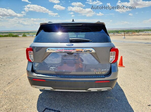 1FMSK8DH5MGA30881 2021 FORD EXPLORER Серый Вид сзади
