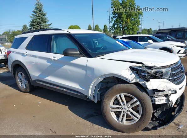 1FMSK8DH5MGA69874 2021 FORD EXPLORER White წინა ხედი