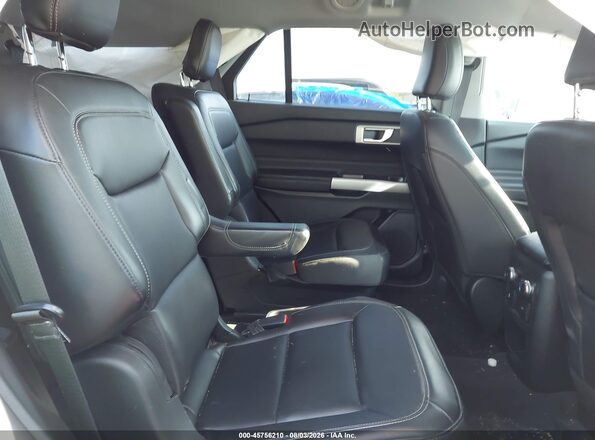 1FMSK8DH5MGA69874 2021 FORD EXPLORER White VIN კოდის სტიკერის ხედი