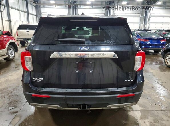 1FMSK8DH5MGC30000 2021 FORD EXPLORER Black Widok z tyłu
