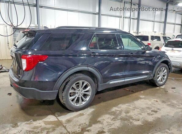 1FMSK8DH5MGC30000 2021 FORD EXPLORER Black Tył prawy