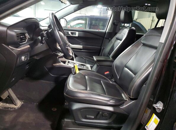 1FMSK8DH5MGC30000 2021 FORD EXPLORER Black Widok wnętrza z przodu