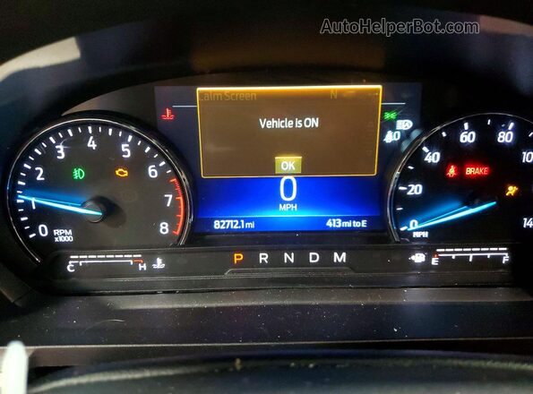 1FMSK8DH5MGC30000 2021 FORD EXPLORER Black Widok zestawu wskaźników