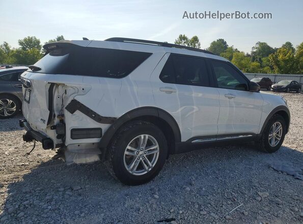 1FMSK8DH5MGC32216 2021 FORD EXPLORER White Rear right