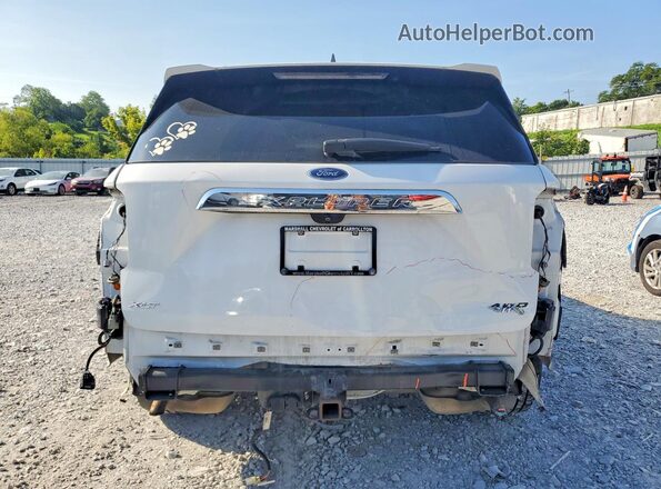 1FMSK8DH5MGC32216 2021 FORD EXPLORER White Rear view
