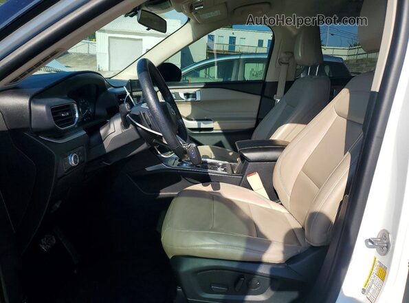 1FMSK8DH5MGC32216 2021 FORD EXPLORER White Front interior view