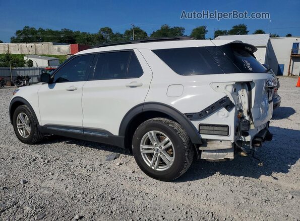 1FMSK8DH5MGC32216 2021 FORD EXPLORER White Rear left