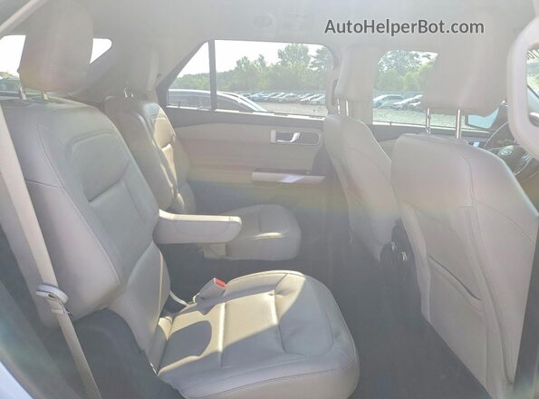 1FMSK8DH5MGC32216 2021 FORD EXPLORER White Rear interior view