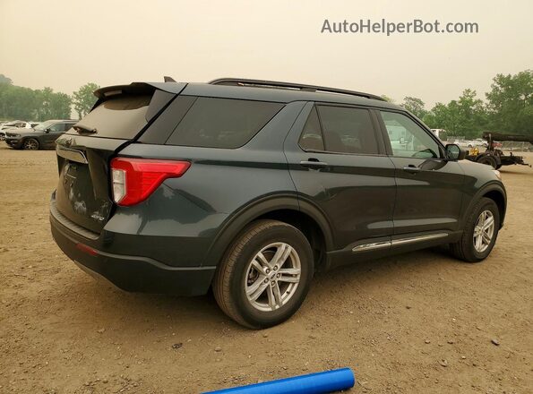 1FMSK8DH5NGC37000 2022 FORD EXPLORER Black Tył prawy