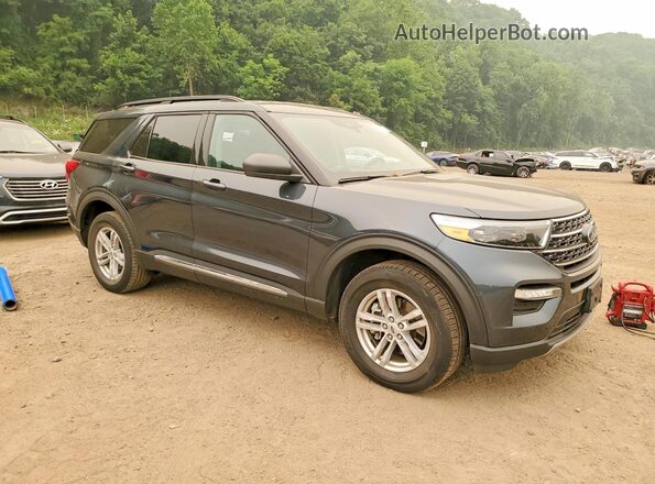 1FMSK8DH5NGC37000 2022 FORD EXPLORER Black Przód prawy