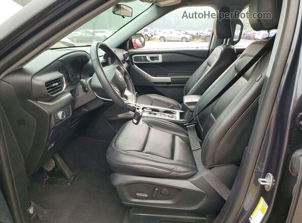 1FMSK8DH5NGC37000 2022 FORD EXPLORER Black Widok wnętrza z przodu