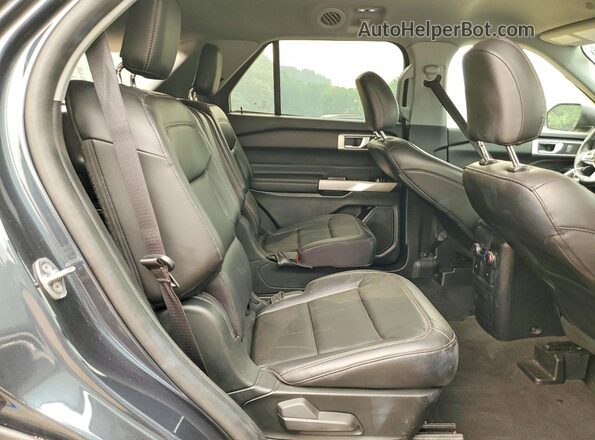 1FMSK8DH5NGC37000 2022 FORD EXPLORER Black Widok wnętrza z tyłu