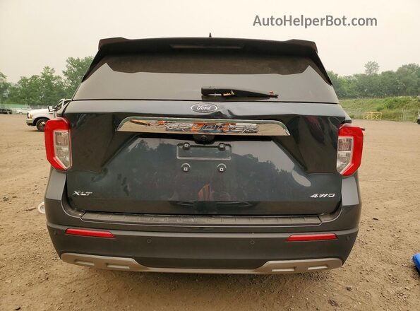 1FMSK8DH5NGC37000 2022 FORD EXPLORER Black Widok z tyłu