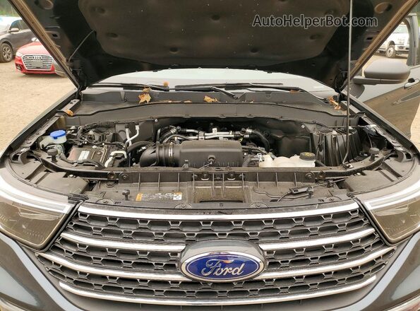 1FMSK8DH5NGC37000 2022 FORD EXPLORER Black Widok komory silnika
