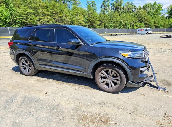 1FMSK8DH5PGA13440 2023 FORD EXPLORER Черный Передняя правая четверть