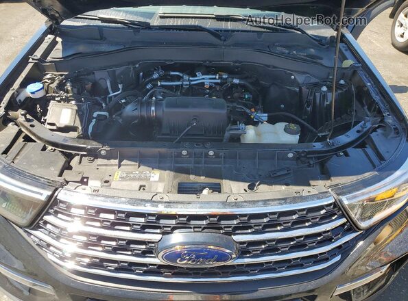 1FMSK8DH5PGA61228 2023 FORD EXPLORER Черный Вид подкапотного пространства