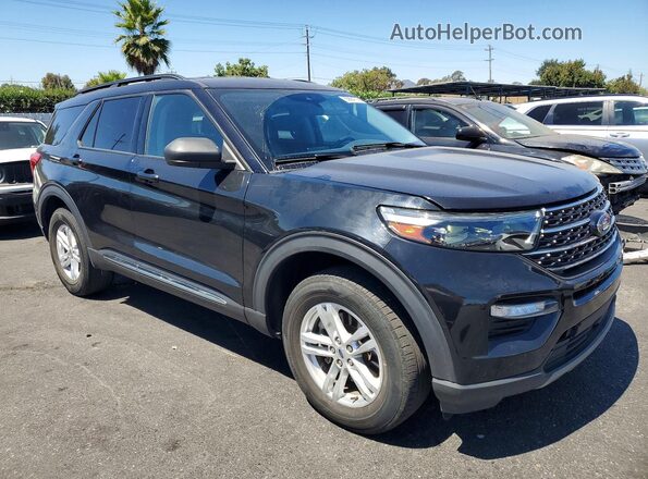 1FMSK8DH5PGA61228 2023 FORD EXPLORER Черный Передняя правая четверть