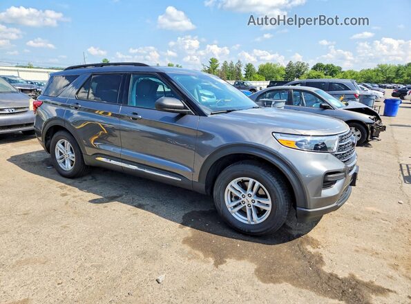 1FMSK8DH5PGA93726 2023 FORD EXPLORER Серый Передняя правая четверть