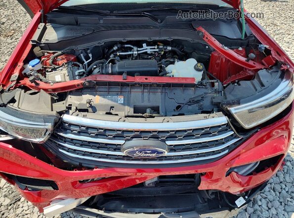 1FMSK8DH5PGB96709 2023 FORD EXPLORER Красный Вид подкапотного пространства