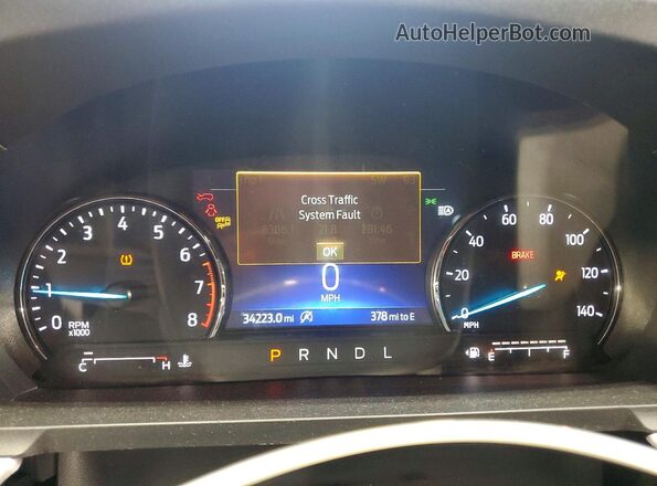 1FMSK8DH5PGC06817 2023 FORD EXPLORER Silver Widok zestawu wskaźników