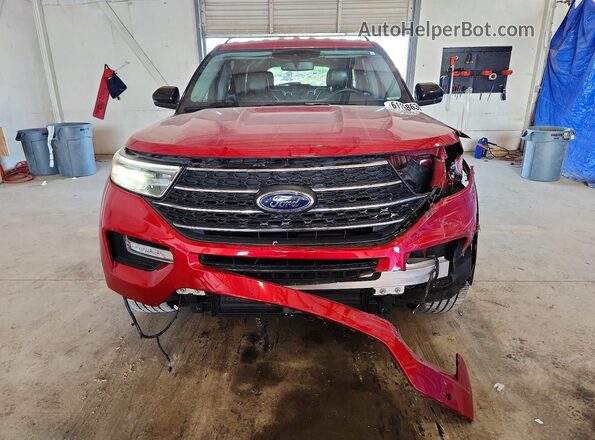 1FMSK8DH5PGC09393 2023 FORD EXPLORER Red Widok z przodu