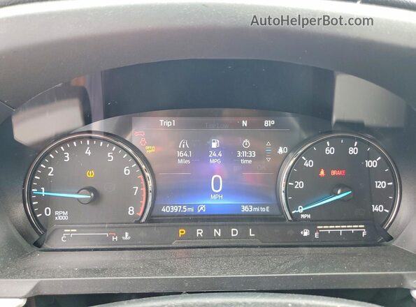 1FMSK8DH5RGA39586 2024 FORD EXPLORER Blue Սարքավորումների վահանակի տեսք