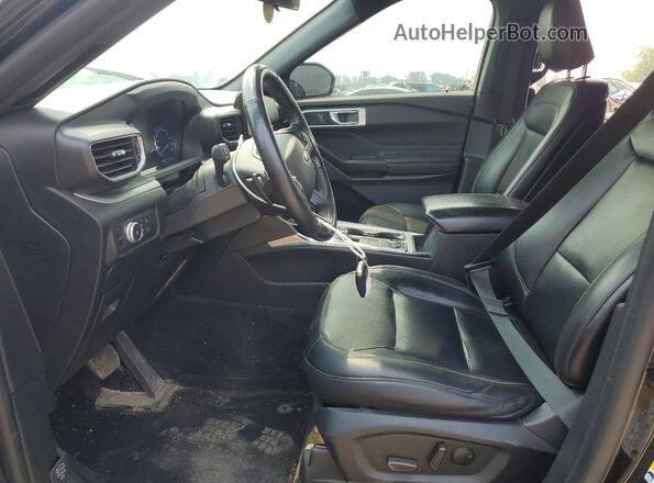 1FMSK8DH6LGA64990 2020 FORD EXPLORER Black Widok wnętrza z przodu