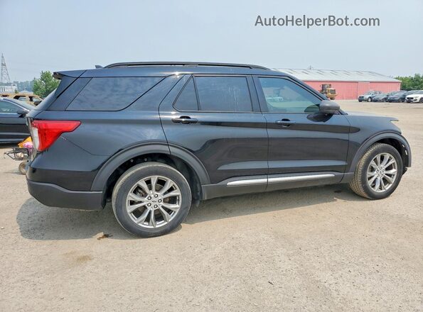 1FMSK8DH6LGA64990 2020 FORD EXPLORER Black Tył prawy