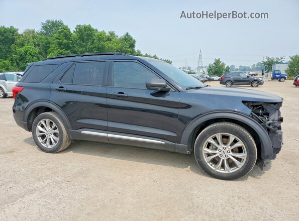 1FMSK8DH6LGA64990 2020 FORD EXPLORER Black Przód prawy