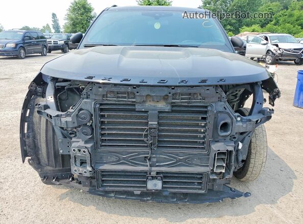 1FMSK8DH6LGA64990 2020 FORD EXPLORER Black Widok z przodu