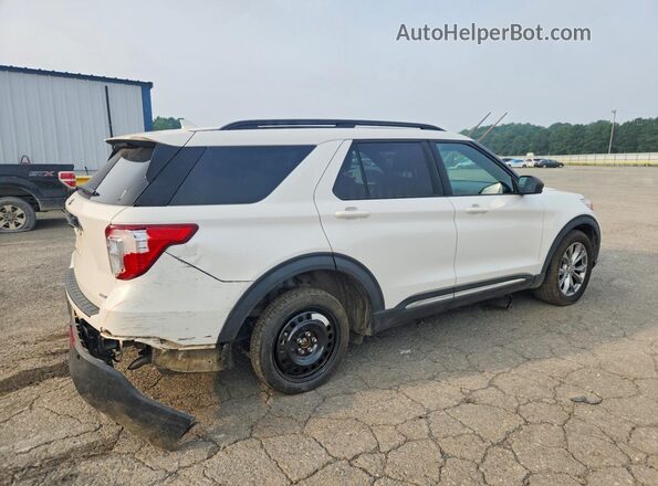 1FMSK8DH6LGC28092 2020 FORD EXPLORER Белый Задняя правая четверть