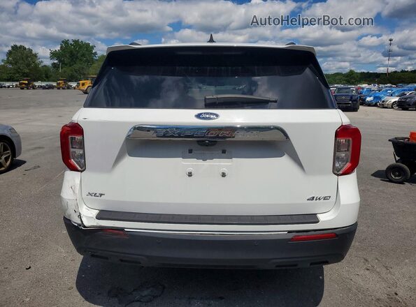 1FMSK8DH6MGB85617 2021 FORD EXPLORER White Vista trasera